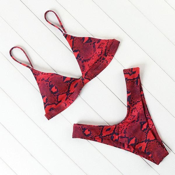 Micro Mini Bikini Swimwear Women Halter Push Up Bikini Set Padded Bra  Women's Underwired Triangle Bathing Two Pieces Swimsuit Bikini Set  Swimsuit Bandage Swim Suit Stevvex