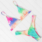 Micro Mini Bikini Swimwear Women Halter Push Up Bikini Set Padded Bra  Women's Underwired Triangle Bathing Two Pieces Swimsuit Bikini Set  Swimsuit Bandage Swim Suit Stevvex
