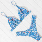 Micro Mini Bikini Swimwear Women Halter Push Up Bikini Set Padded Bra  Women's Underwired Triangle Bathing Two Pieces Swimsuit Bikini Set  Swimsuit Bandage Swim Suit Stevvex