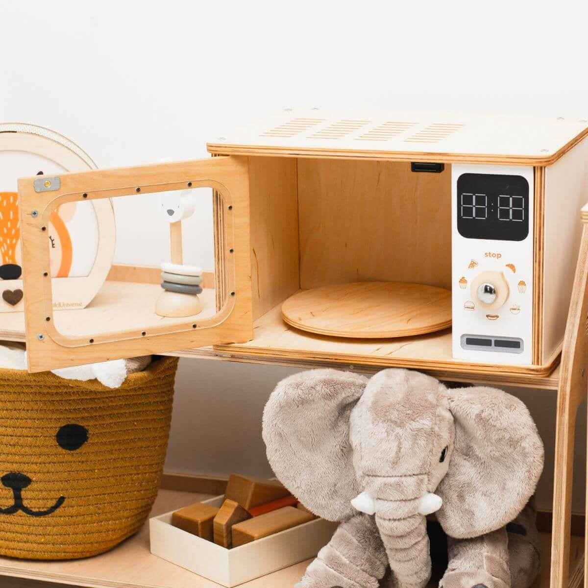 Wooden Microwave Toy - SJB-DIAMOND ELITES