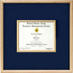 US Marine Corp Certificate Display Case in middle. The Military Gift Store