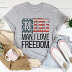 MILF Man I Love Freedom Tee Peachy Sunday