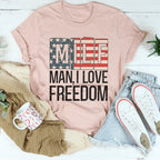 MILF Man I Love Freedom Tee Peachy Sunday