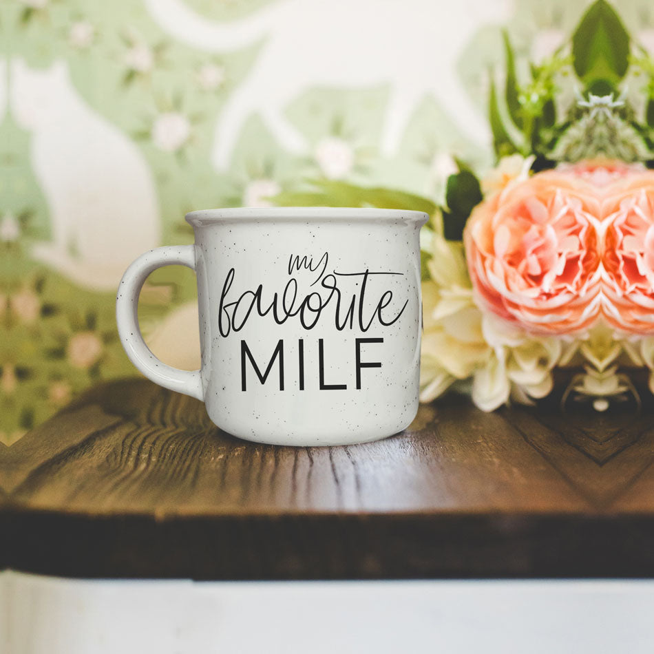 Funny MILF Mug 14.5oz Ceramic Coffee Mug Cheeky Mom In Love With Fall BandsCo Straps