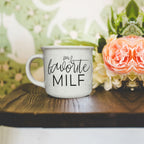Funny MILF Mug 14.5oz Ceramic Coffee Mug Cheeky Mom In Love With Fall BandsCo Straps