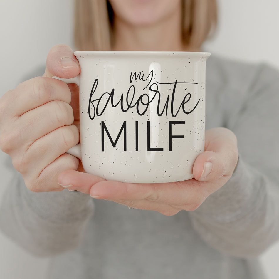 Funny MILF Mug 14.5oz Ceramic Coffee Mug Cheeky Mom In Love With Fall BandsCo Straps