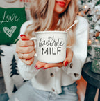 Funny MILF Mug 14.5oz Ceramic Coffee Mug Cheeky Mom In Love With Fall BandsCo Straps