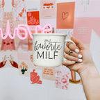 Funny MILF Mug 14.5oz Ceramic Coffee Mug Cheeky Mom In Love With Fall BandsCo Straps