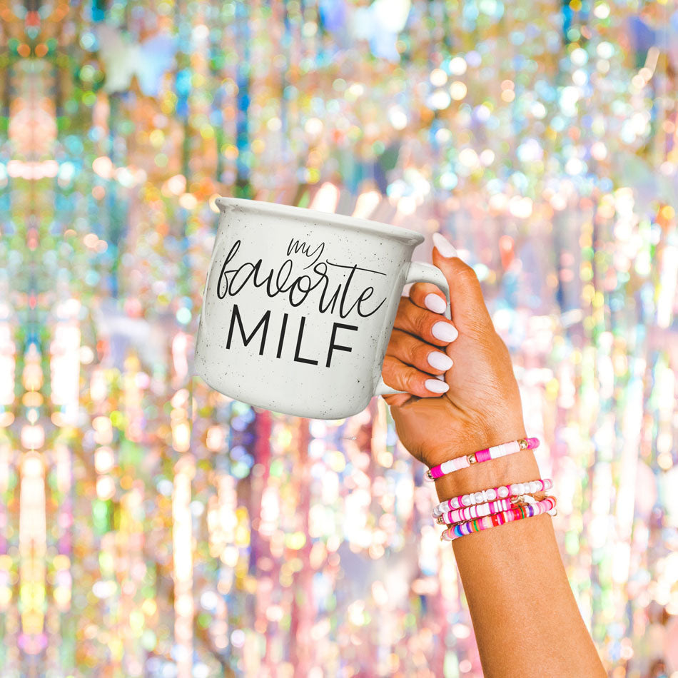 Funny MILF Mug 14.5oz Ceramic Coffee Mug Cheeky Mom In Love With Fall BandsCo Straps