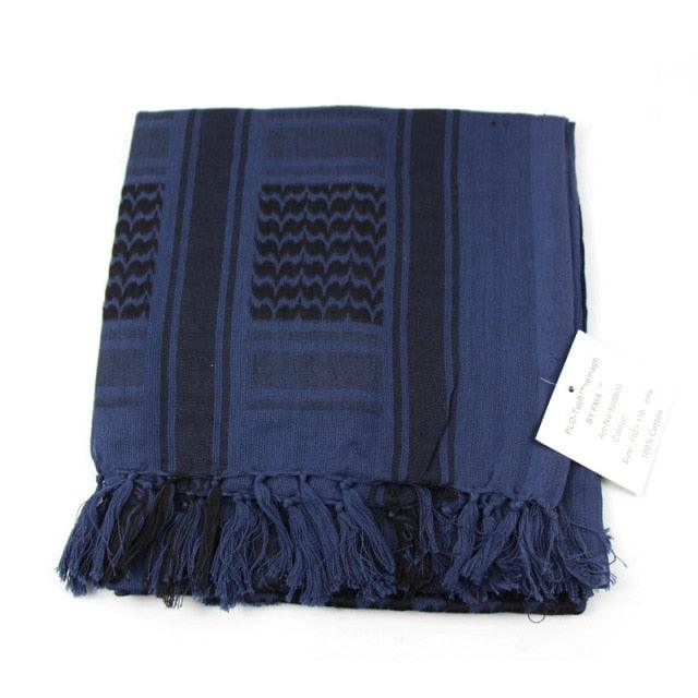 Military Arab Keffiyeh Shemagh Scarf Cotton Winter Shawl Neck Warmer Cover Head Wrap Windproof Tactical Camping Scarf Men Women Shemagh Keffiyeh Men Arab Kufiyah Keffiyeh Arabic Muslim Head Wrap Men Scarf Shawl Stevvex