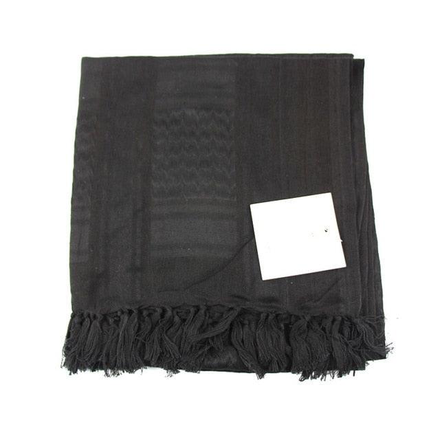 Military Arab Keffiyeh Shemagh Scarf Cotton Winter Shawl Neck Warmer Cover Head Wrap Windproof Tactical Camping Scarf Men Women Shemagh Keffiyeh Men Arab Kufiyah Keffiyeh Arabic Muslim Head Wrap Men Scarf Shawl Stevvex