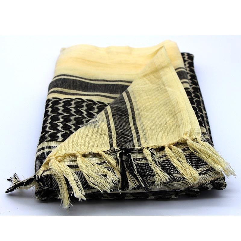 Military Arab Keffiyeh Shemagh Scarf Cotton Winter Shawl Neck Warmer Cover Head Wrap Windproof Tactical Camping Scarf Men Women Shemagh Keffiyeh Men Arab Kufiyah Keffiyeh Arabic Muslim Head Wrap Men Scarf Shawl Stevvex
