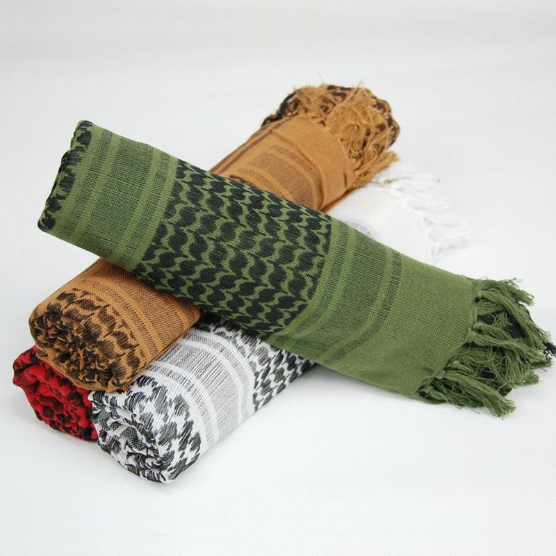 Military Arab Keffiyeh Shemagh Scarf Cotton Winter Shawl Neck Warmer Cover Head Wrap Windproof Tactical Camping Scarf Men Women Shemagh Keffiyeh Men Arab Kufiyah Keffiyeh Arabic Muslim Head Wrap Men Scarf Shawl Stevvex