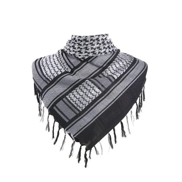 Military Arab Keffiyeh Shemagh Scarf Cotton Winter Shawl Neck Warmer Cover Head Wrap Windproof Tactical Camping Scarf Men Women Shemagh Keffiyeh Men Arab Kufiyah Keffiyeh Arabic Muslim Head Wrap Men Scarf Shawl Stevvex