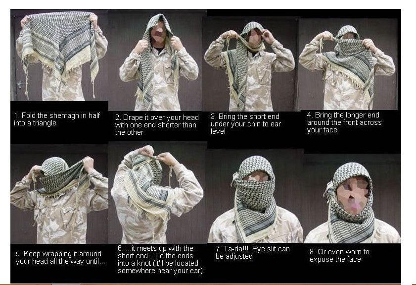 Military Scarves Shemagh Multifunction Tactical cotton head Scarf square Arabic Keffiyeh Wrap Bandana Women Men Scarf Shawl Wrap Pattern of Arab Shemagh Keffiyeh Men Arab Kufiyah Keffiyeh Arabic Muslim Head Wrap Stevvex