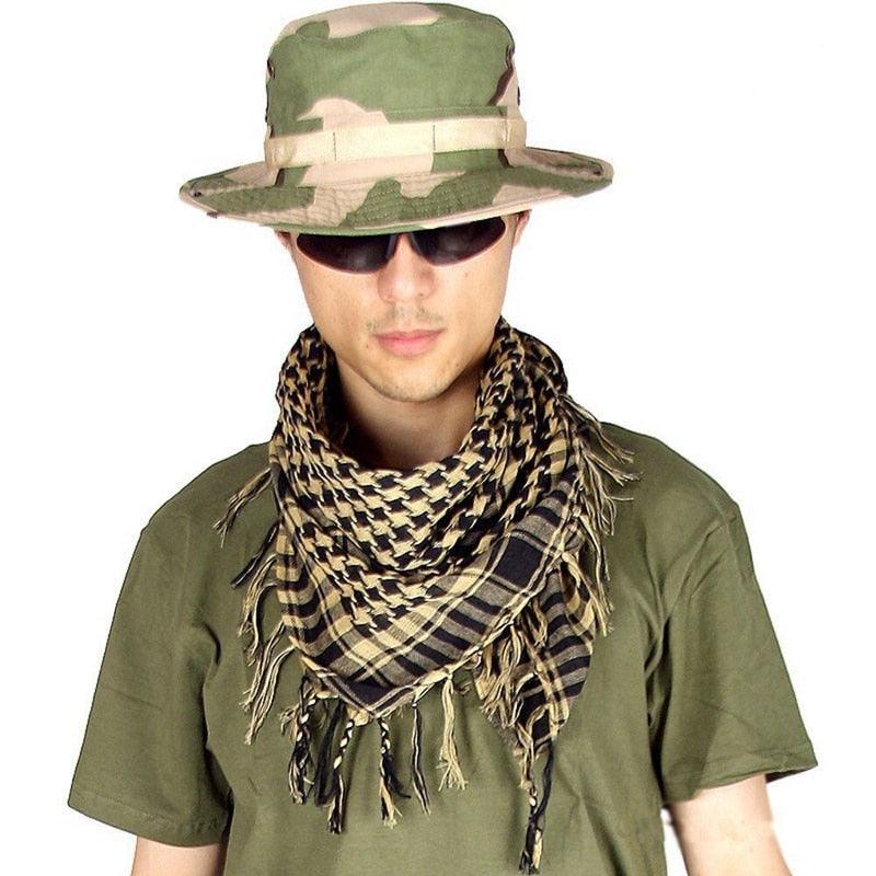 Military Scarves Shemagh Multifunction Tactical cotton head Scarf square Arabic Keffiyeh Wrap Bandana Women Men Scarf Shawl Wrap Pattern of Arab Shemagh Keffiyeh Men Arab Kufiyah Keffiyeh Arabic Muslim Head Wrap Stevvex