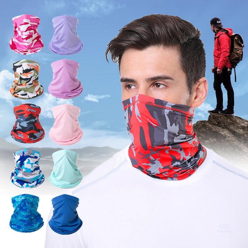 Military Tactical Balaclava Men Camouflage Hiking Scarf Ski Cycling Face Mask Tubular Camping Hunting Neck Gaiter Cover Camouflage Bandana Motorcycle Bike Riding Protection Headscarf Camping Hiking Protective Face Camo Scarf Shemagh Stevvex
