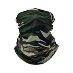 Military Tactical Bandana Summer Face Scarves Polyester Camo Anti-UV Windproof Soft Neck Gaiter Cover for Men Women Neck Gaiter Unisex Face Scarf Cover Cooling Thin Breathable Lightweight Sun Protection for Cycling Fishing Hiking Running Stevvex