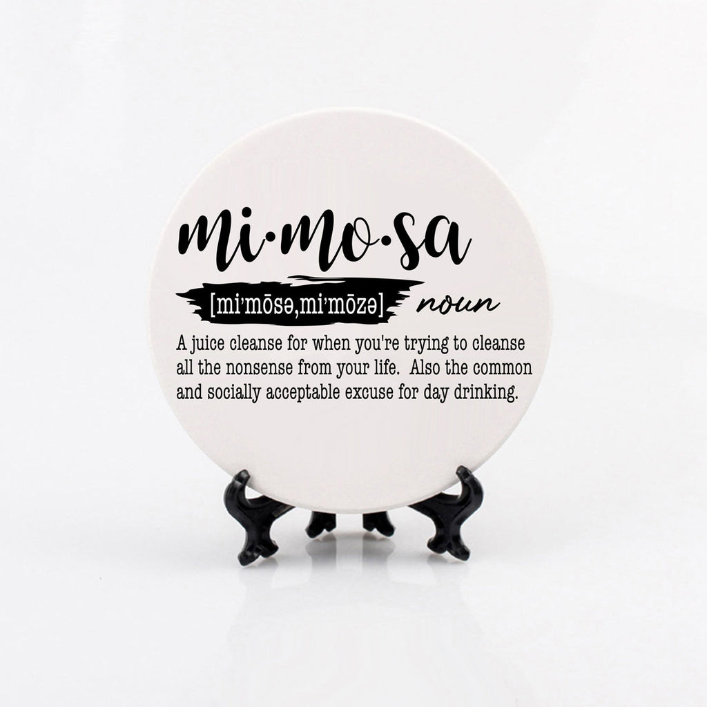 Funny Drink Definition Coasters Set Dictionary Quote Coasters For Bar And Countertop Decor BandsCo Straps