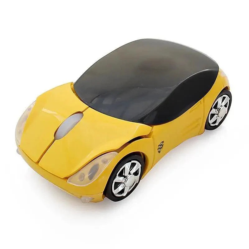 Mini 3D Red Sport Car Shape Wireless Mouse 1600DPI USB Computer Mice Unique Optical Mice With USB Receiver For Laptop Stevvex