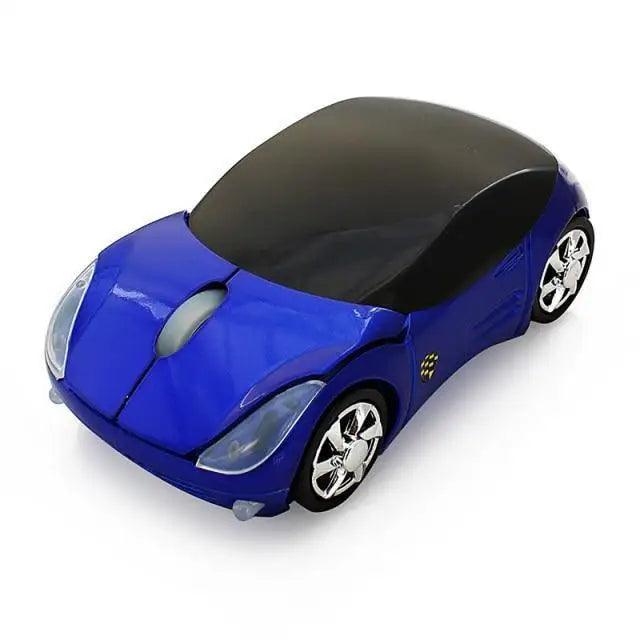 Mini 3D Red Sport Car Shape Wireless Mouse 1600DPI USB Computer Mice Unique Optical Mice With USB Receiver For Laptop Stevvex