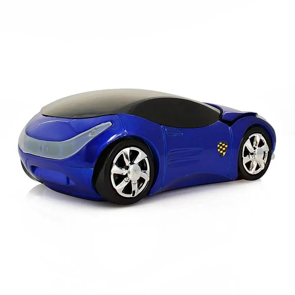 Mini 3D Red Sport Car Shape Wireless Mouse 1600DPI USB Computer Mice Unique Optical Mice With USB Receiver For Laptop Stevvex