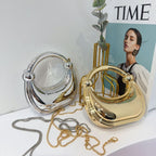 Evening Bag Clutch Purse for Women - Rhinestone Silver Dinner Handbag Mariam's Collection