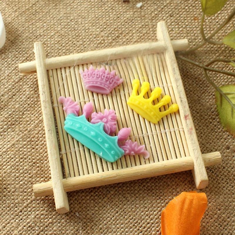 Mini Crown Silicone Mold Creative Cake Decoration Tool Practical Cake Mold Chocolate Mold Baking Tool Accessories Cake Tool Crown Fondant Silicone Molds Chocolate Candy Cake Decorating Tools Cake Supplies Stevvex