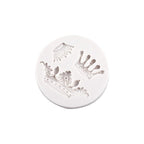 Mini Crown Silicone Mold Creative Cake Decoration Tool Practical Cake Mold Chocolate Mold Baking Tool Accessories Cake Tool Crown Fondant Silicone Molds Chocolate Candy Cake Decorating Tools Cake Supplies Stevvex