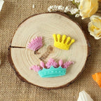 Mini Crown Silicone Mold Creative Cake Decoration Tool Practical Cake Mold Chocolate Mold Baking Tool Accessories Cake Tool Crown Fondant Silicone Molds Chocolate Candy Cake Decorating Tools Cake Supplies Stevvex