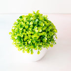 Mini Cute Artificial Bonsai Potted Plastic 15x16cm Friend's Gift Fake Decor  with Plastic Pots Fake Flowers Arrangements for Home Decoration Stevvex