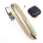 Mini Driving Wireless Music Earphone Noise Cancelling Design Handsfree Earphone With Microphone Super Long Standby Time Portable Lightweight Small Single Headphone With Headset Case Stevvex