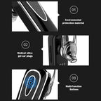 Mini Driving Wireless Music Earphone Noise Cancelling Design Handsfree Earphone With Microphone Super Long Standby Time Portable Lightweight Small Single Headphone With Headset Case Stevvex