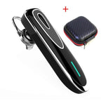 Mini Driving Wireless Music Earphone Noise Cancelling Design Handsfree Earphone With Microphone Super Long Standby Time Portable Lightweight Small Single Headphone With Headset Case Stevvex