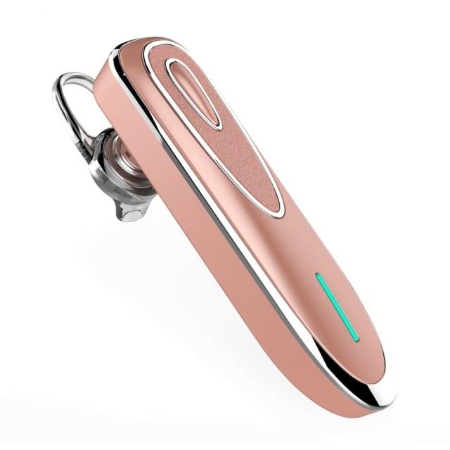 Mini Driving Wireless Music Earphone Noise Cancelling Design Handsfree Earphone With Microphone Super Long Standby Time Portable Lightweight Small Single Headphone With Headset Case Stevvex