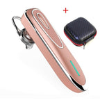 Mini Driving Wireless Music Earphone Noise Cancelling Design Handsfree Earphone With Microphone Super Long Standby Time Portable Lightweight Small Single Headphone With Headset Case Stevvex