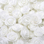 Mini Fake Rose Flower Heads 50/100/200 Pieces Teddy Bear of Roses 3cm Foam Wedding Flowers Accessories Make Bridal Hair Clips Headbands Dress Stevvex