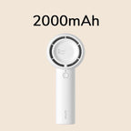 Mini Handheld Fan Unique Design Portable Fan Personal Hand Fan USB Rechargeable with Powerful Turbo Wind Mini Portable Fan with 18H Max Cooling Time USB Rechargeable Hand Fan Stevvex