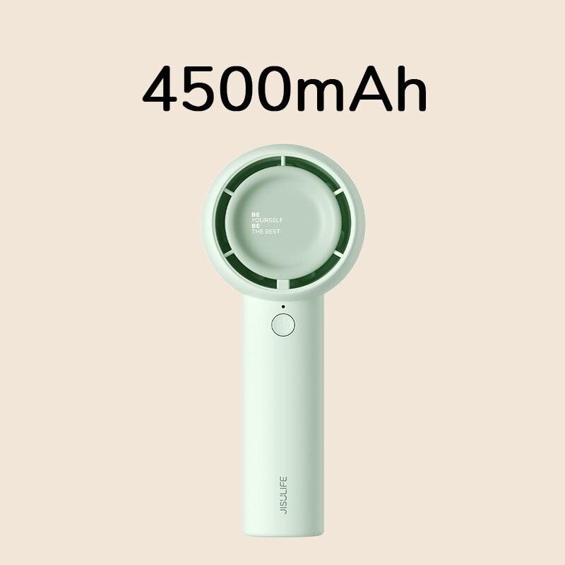 Mini Handheld Fan Unique Design Portable Fan Personal Hand Fan USB Rechargeable with Powerful Turbo Wind Mini Portable Fan with 18H Max Cooling Time USB Rechargeable Hand Fan Stevvex