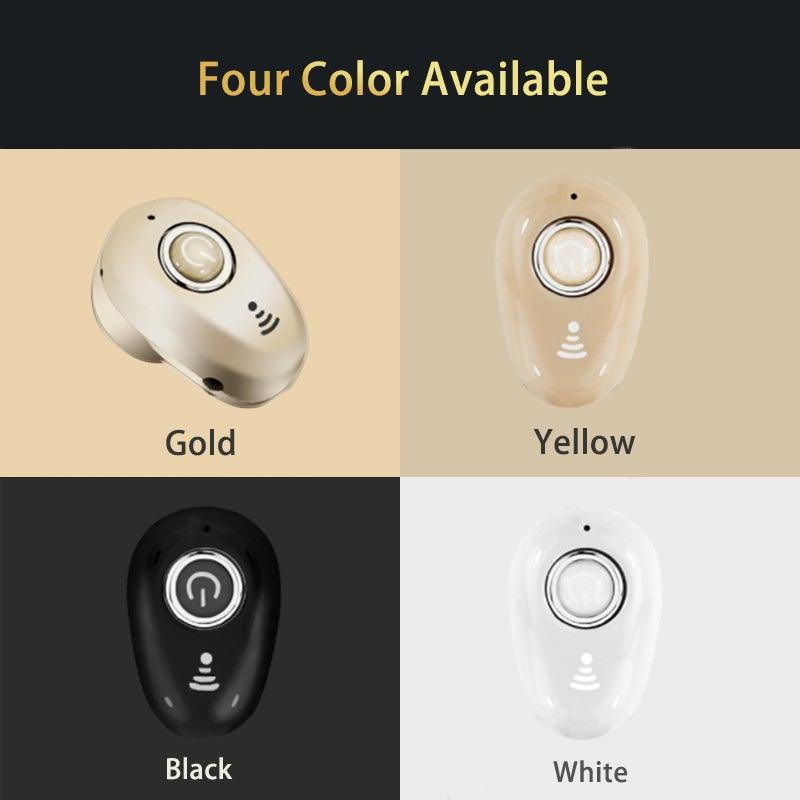 Mini Invisible Ture Wireless Earphone Noise Cancelling Bluetooth Headphone Handsfree Stereo Headset TWS Earbud With Microphone Smallest Bluetooth Earbud Invisible Bluetooth Earpiece for Cell Phones Mini Wireless Earbuds with Mic Stevvex
