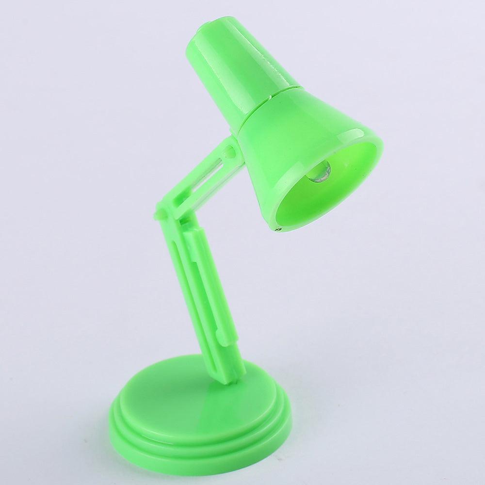 Mini LED Portable Solid Night Reading Desk Decoration Eye Protection Battery Table Lamp Home Model Kids Study Reading Light Tool Cute Study Lamps for Bedroom Décor Stevvex
