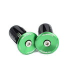 Mini Lightweight Lock Mountain Bicycle Grip Handlebar End Cap Handle Bar Grips End Plugs Mountain Bike Road Bicycle One Pair Bike Handlebar End Plugs Aluminum Alloy Expansion Handlebar Grips Cap Stevvex