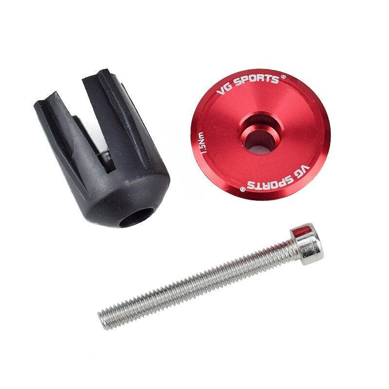 Mini Lightweight Lock Mountain Bicycle Grip Handlebar End Cap Handle Bar Grips End Plugs Mountain Bike Road Bicycle One Pair Bike Handlebar End Plugs Aluminum Alloy Expansion Handlebar Grips Cap Stevvex