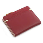 Mini PU Leather Women Elegant  Purse Wallet Simple Design Lightweight Portable Small Female Wallet
