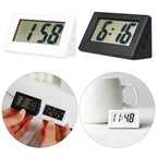 Mini Small Car Desk Digital Clock Watch Car Dashboard Digital Clock Vehicle Adhesive Clock with Jumbo LCD Time & Day Display Mini Automotive Stick On Watch for Car T Gauges Mini Digital LCD Screen Travel Electronic Clock For Home Office Desktop Clocks Stevvex
