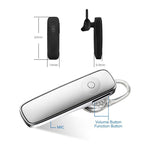 Mini Wireless Bluetooth Black Earphone Driving Handsfree Call Business Headset Improved Comfort Bluetooth Easy Pairing Headphone With Mic Long Distance Connection Earphone For All Smart Phones Stevvex