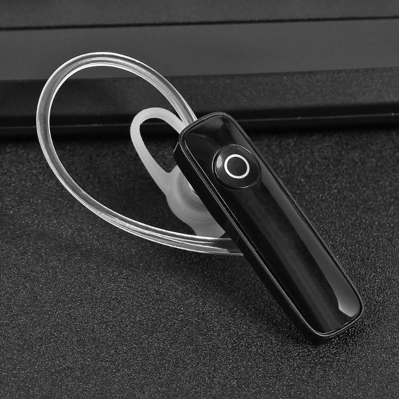 Mini Wireless Bluetooth Black Earphone Driving Handsfree Call Business Headset Improved Comfort Bluetooth Easy Pairing Headphone With Mic Long Distance Connection Earphone For All Smart Phones Stevvex