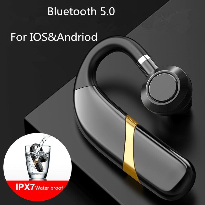 Mini Wireless Earbuds Bluetooth 5.0 In Ear Light-Weight Headphones Built-in Microphone Quality Sound Long Distance Wireless Bluetooth Earphone Ear Hook Business Single Headphone With Mic Handsfree Drive Call Sports Headset Earbud For Phones Stevvex