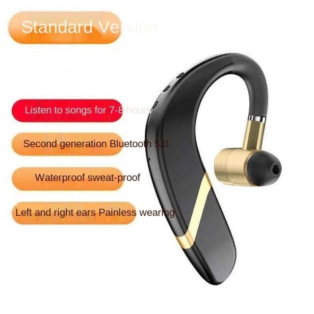 Mini Wireless Earbuds Bluetooth 5.0 In Ear Light-Weight Headphones Built-in Microphone Quality Sound Long Distance Wireless Bluetooth Earphone Ear Hook Business Single Headphone With Mic Handsfree Drive Call Sports Headset Earbud For Phones Stevvex