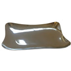 Minimalist Aluminum Serving Tray Handcast Sand-Cast Modern Table Centerpiece